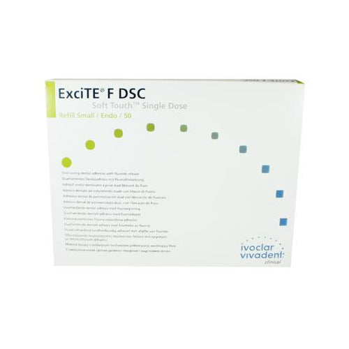 Vivadent 630380 ExciTE F Dual Curing Total Etch Adhesive Single Dose 0.1g x 50/Pk Vivadent 630380 ExciTE F Dual Curing Total Etch Adhesive Single Dose 0.1g x 50/Pk